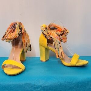 Liliana Multi-Color Tie-up Heels